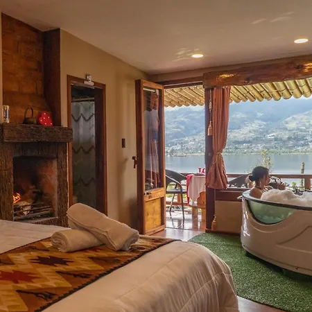 Hospedaje Campo Lago Y Glamping Otavalo Exterior foto
